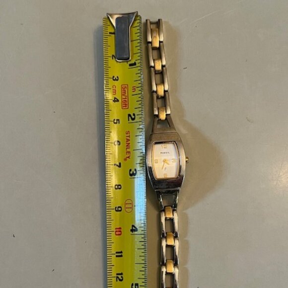 FOSSIL | F2 Two-Tone Bracelet Watch-NEW Battery - Picture 8 of 10